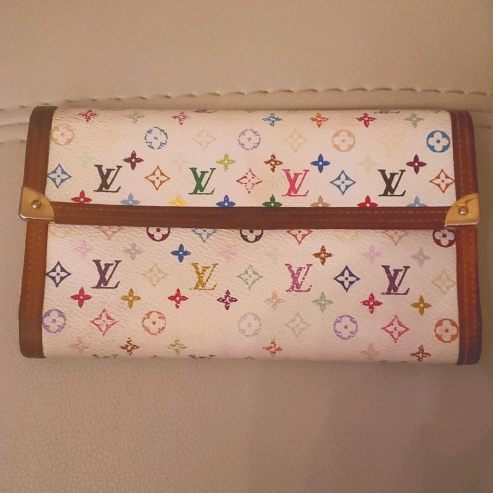 Louis-vuitton wallet multi color